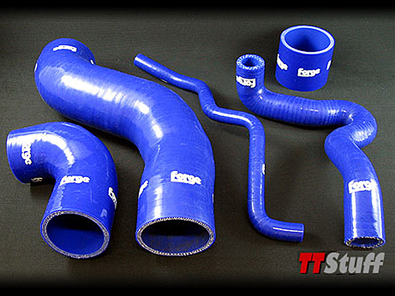 Forge-Silicone Turbo Hoses-5 Piece Kit-TT 180 AWP-Blue