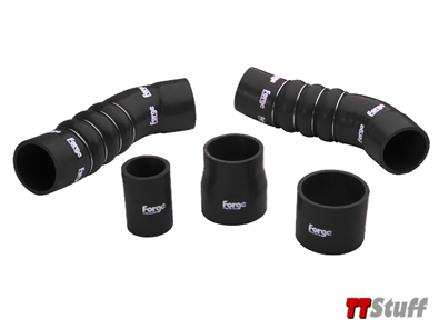 Forge - Silicone Boost Hose Kit - Black - TT RS
