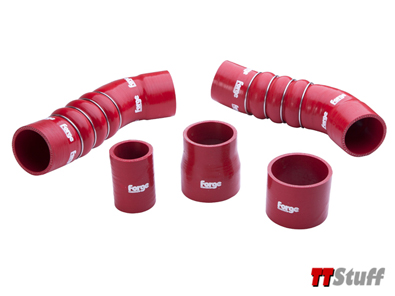 Forge - Silicone Boost Hose Kit - Red - TT RS