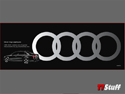 Genuine Audi - Rings Appliques - Silver