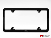 Audi - Slimline License Plate Frame - Black