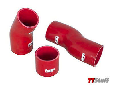 Forge-Silicone Turbo Hoses-Lower-TT 225-Red