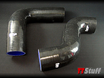 Forge-Silicone Turbo Hoses-Upper-TT 225-Black