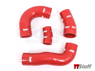 Forge - Silicone Boost Hose Kit - Red - TTS Mk3