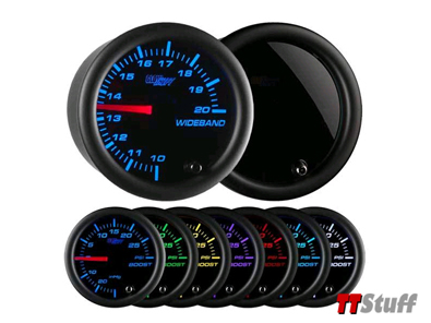 GlowShift-Tinted 7 Color Needle Wideband Air/Fuel Ratio Gauge