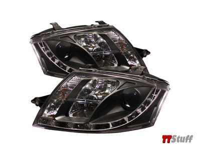 Konzept - S5 Style Headlights - Black - TT Mk1