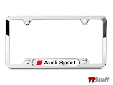 Audi - License Plate Frame - Audi Sport - Polished