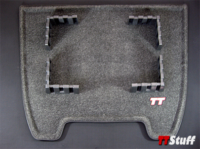 OEM - Trunk Mat w/ Cargo Blocks - TT Logo - TT Mk1 Quattro Roadster