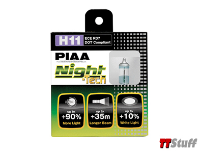 PIAA - Night Tech Bulbs - H11 55W - Twin