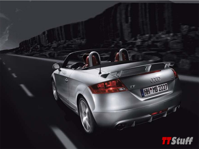 TT Stuff - OEM-0716459AX8J0 - OEM - Audi Rear Spoiler - TT Mk2