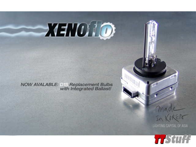 TT Stuff - XENO-HIUAA1BYL - XENOflo - HID Color Upgrade Bulb Set - D1S HID  Bulbs - 8000k Color - Twin Pack