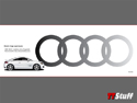 Genuine Audi - Rings Appliques - Black